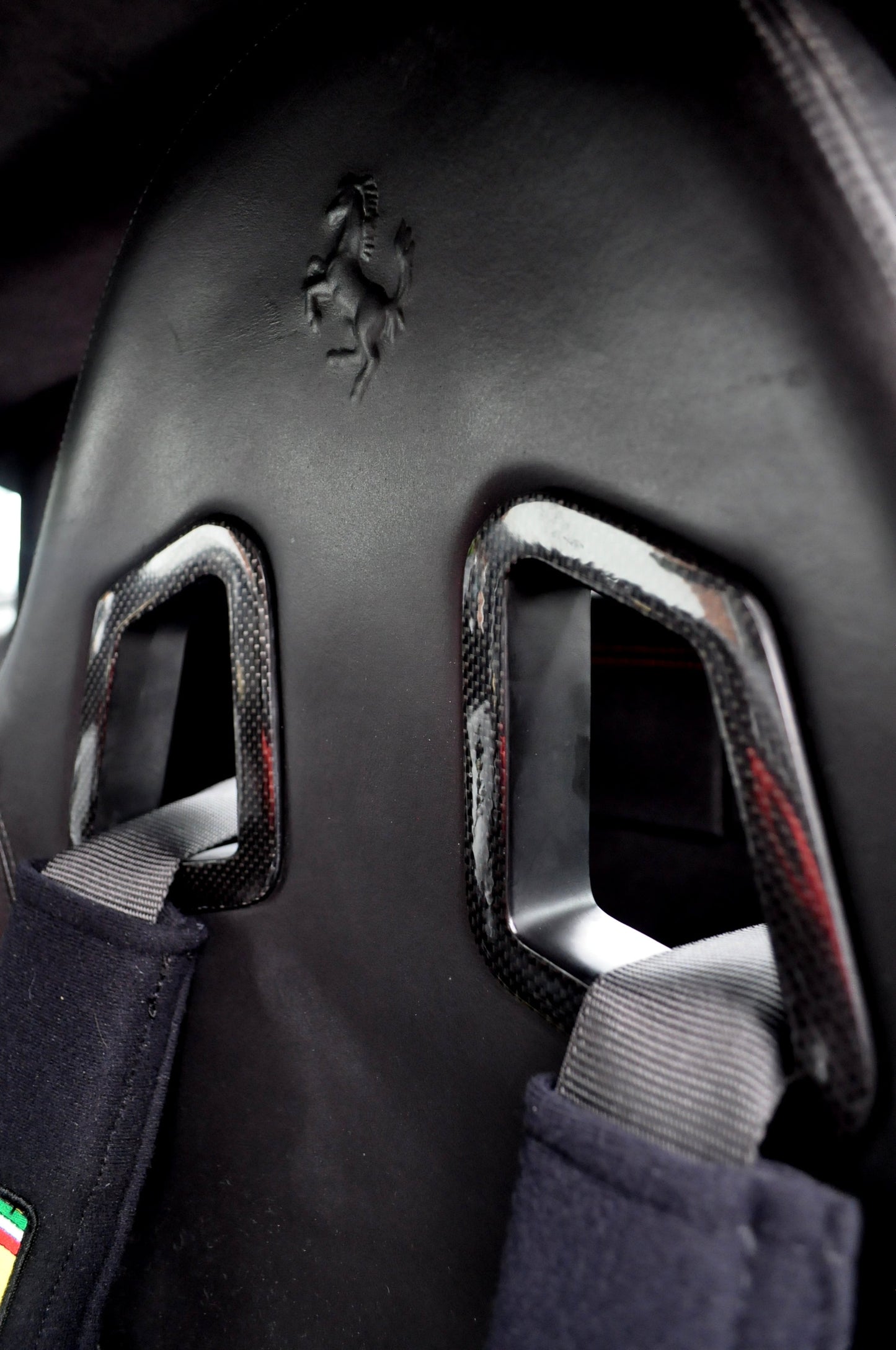 Ferrari 360 Seat Harness Guides Cs Style Cs Seats Only Rtuned Carbon On Car