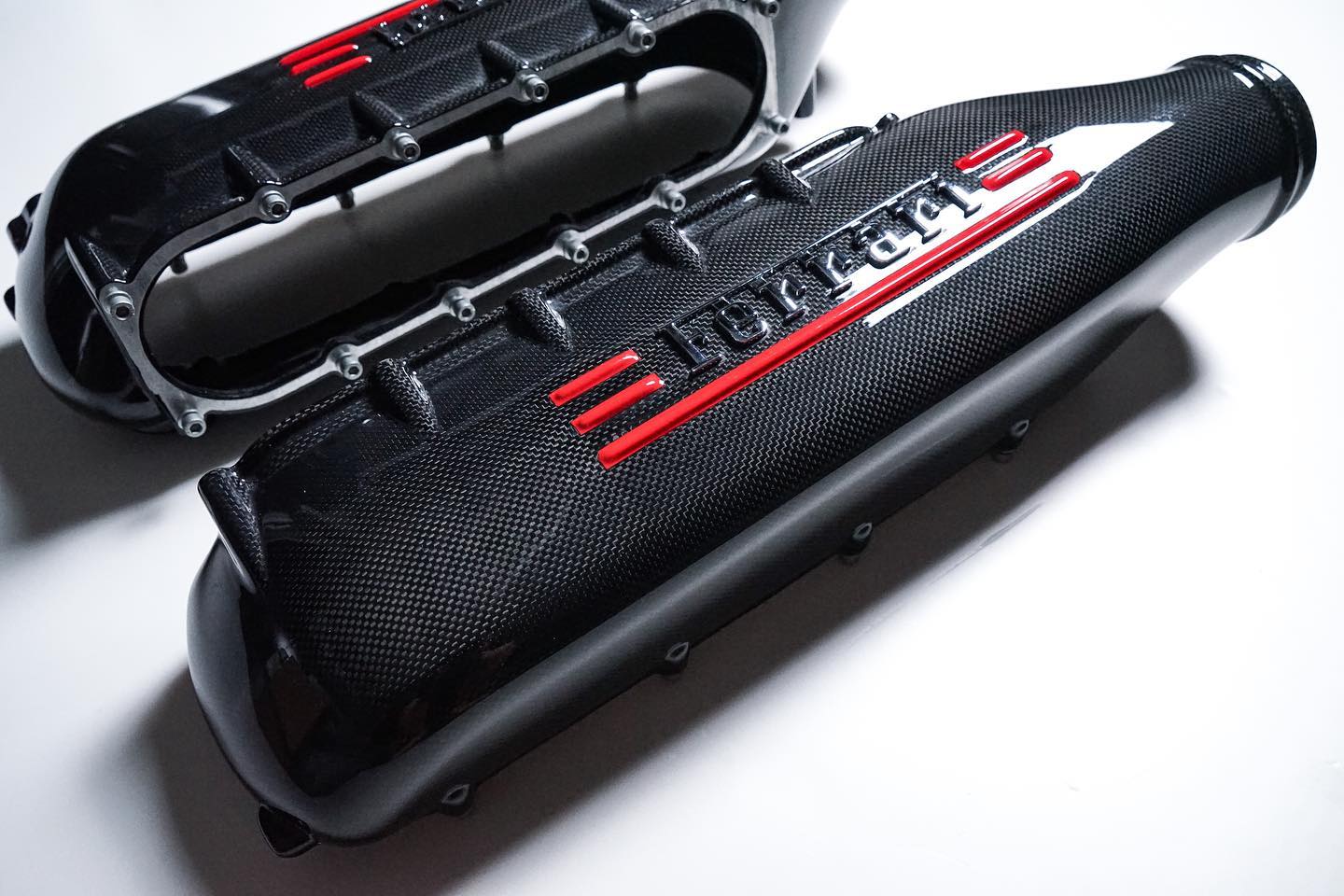 Ferrari 458 Air Intake Plenums Rtuned Carbon Close Up