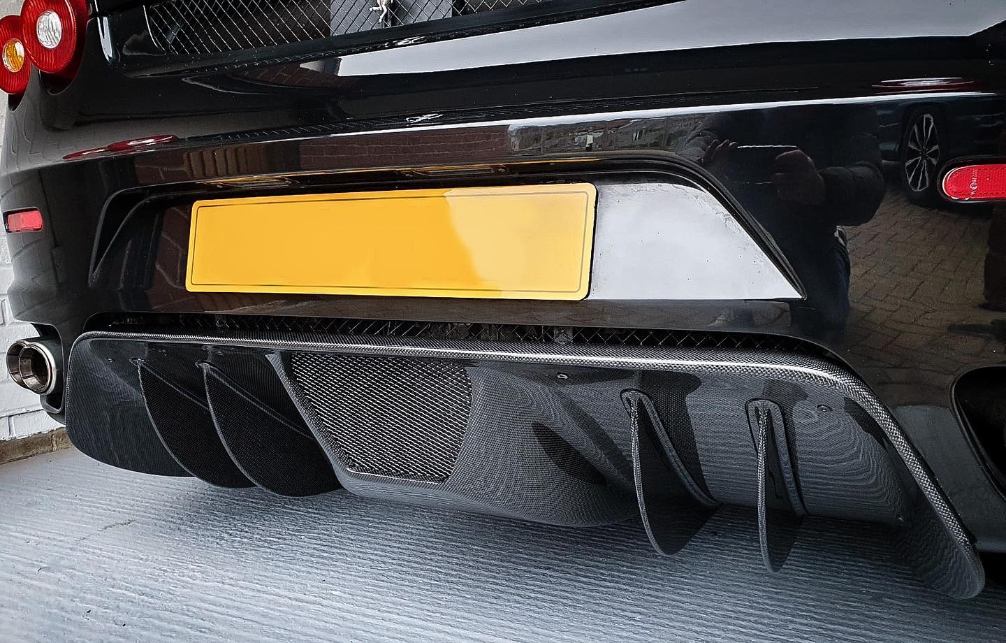 Ferrari F430 Rear Diffuser Oem Style Rtuned Carbon On Car
