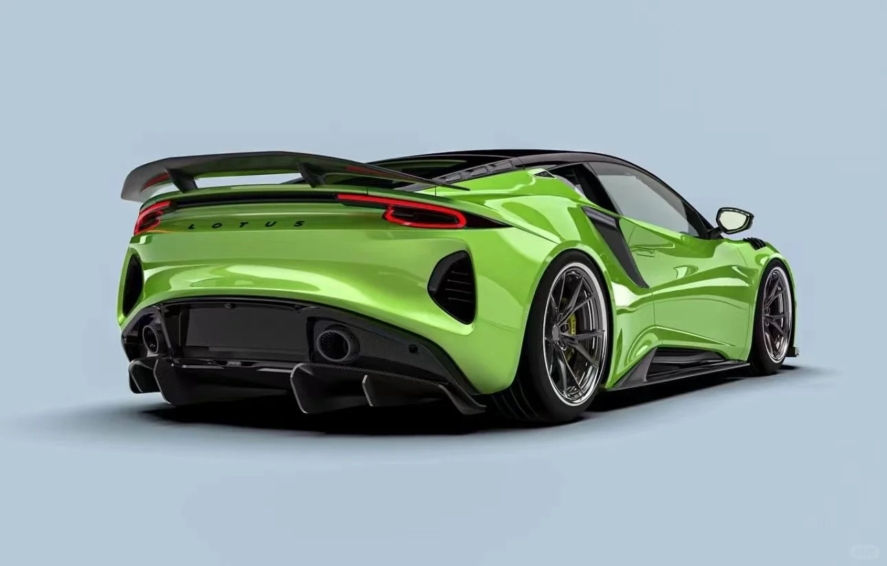 Lotus Emira V Style Kit Forged Carbon Rtuned Carbon Back