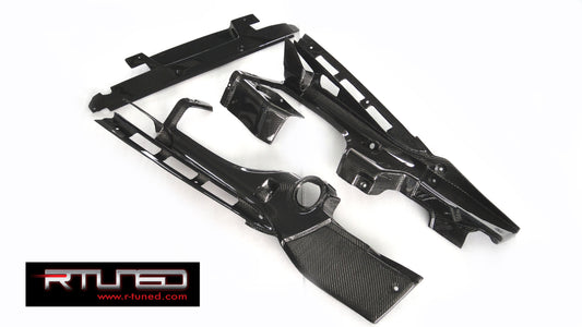 Audi R8 Engine Bay Panels Oem Style Rtuned Carbon
