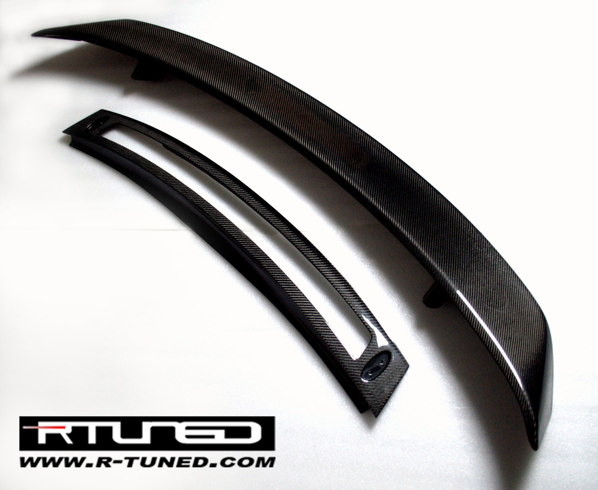 Audi R8 Rtuned Rear Wing Gt Style Base Spoiler Kit Oem Style Coupe Only Rtuned Carbon