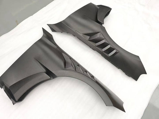 Bmw M2G87 Front Fenders Alpha Style Dry Carbon Rtuned Carbon
