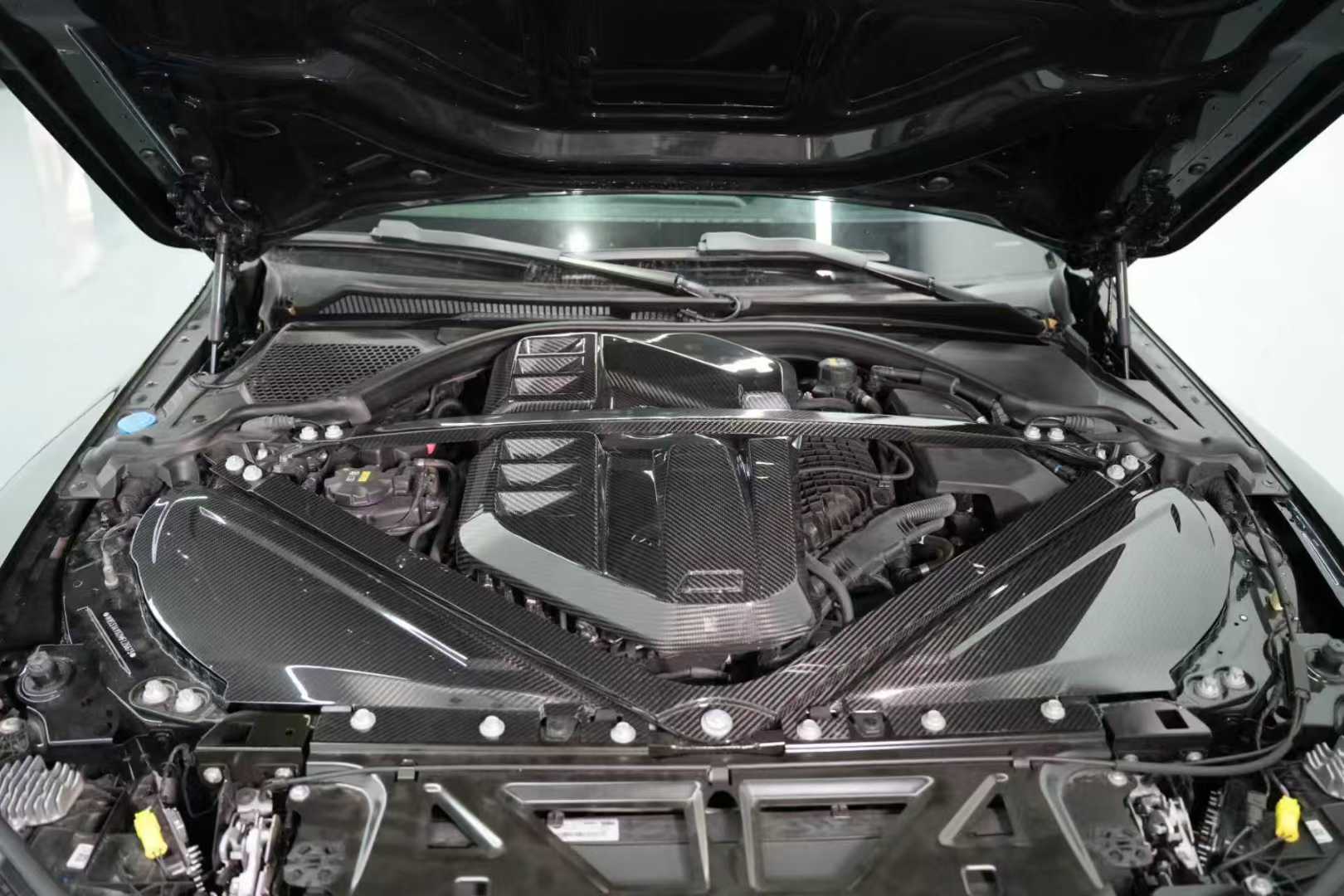 Bmw M3G80 M4G82 Engine Cover Oem Style Dry Carbon Rtuned Carbon 