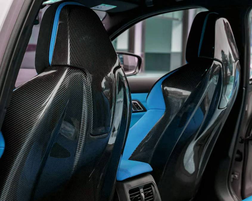 Bmw M3G80 Seat Cover Replacement Oem Style Dry Carbon Rtuned Carbon