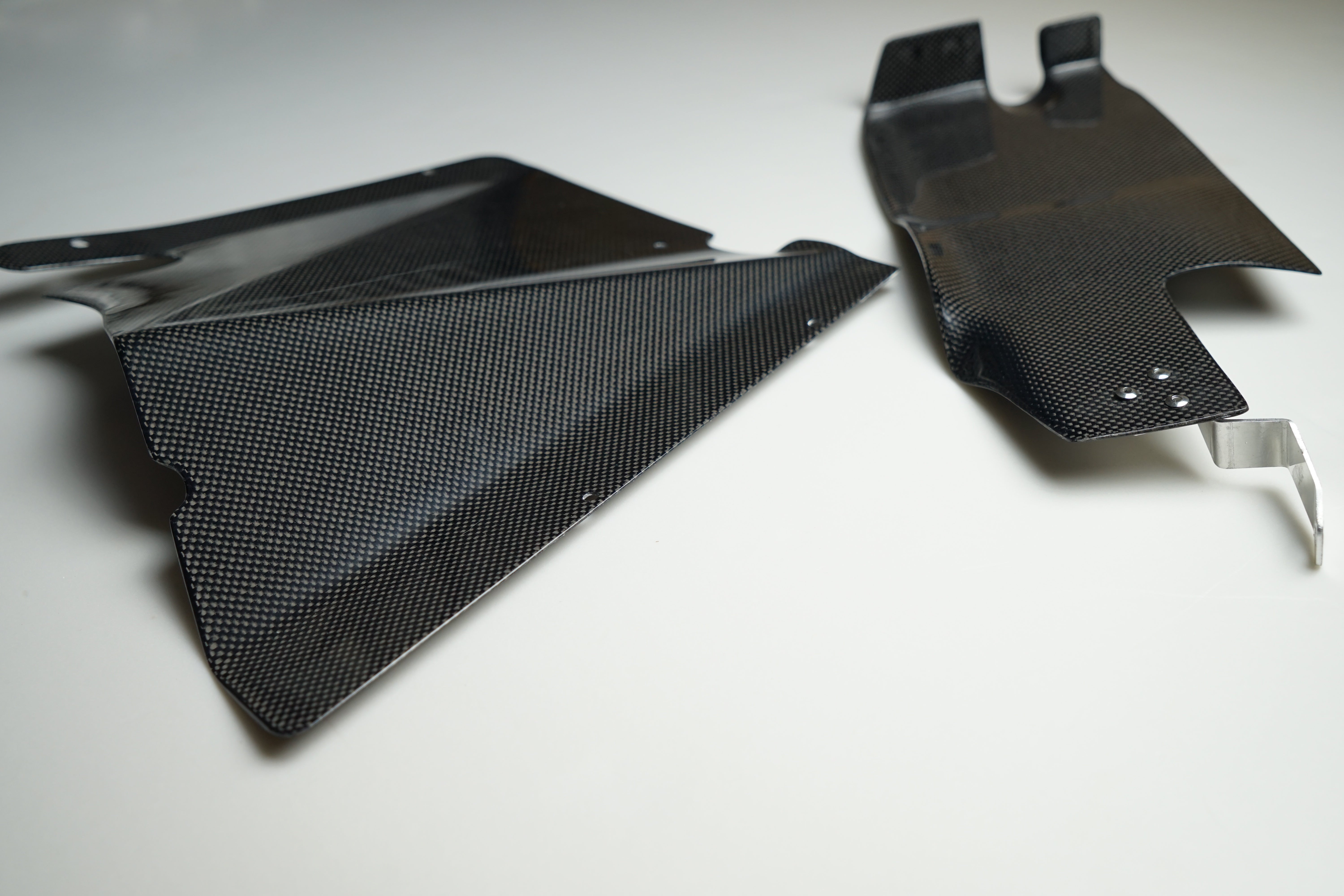 Ferrari 360 Engine Bay Rear Heat Shields CS Style | R-Tuned Carbon