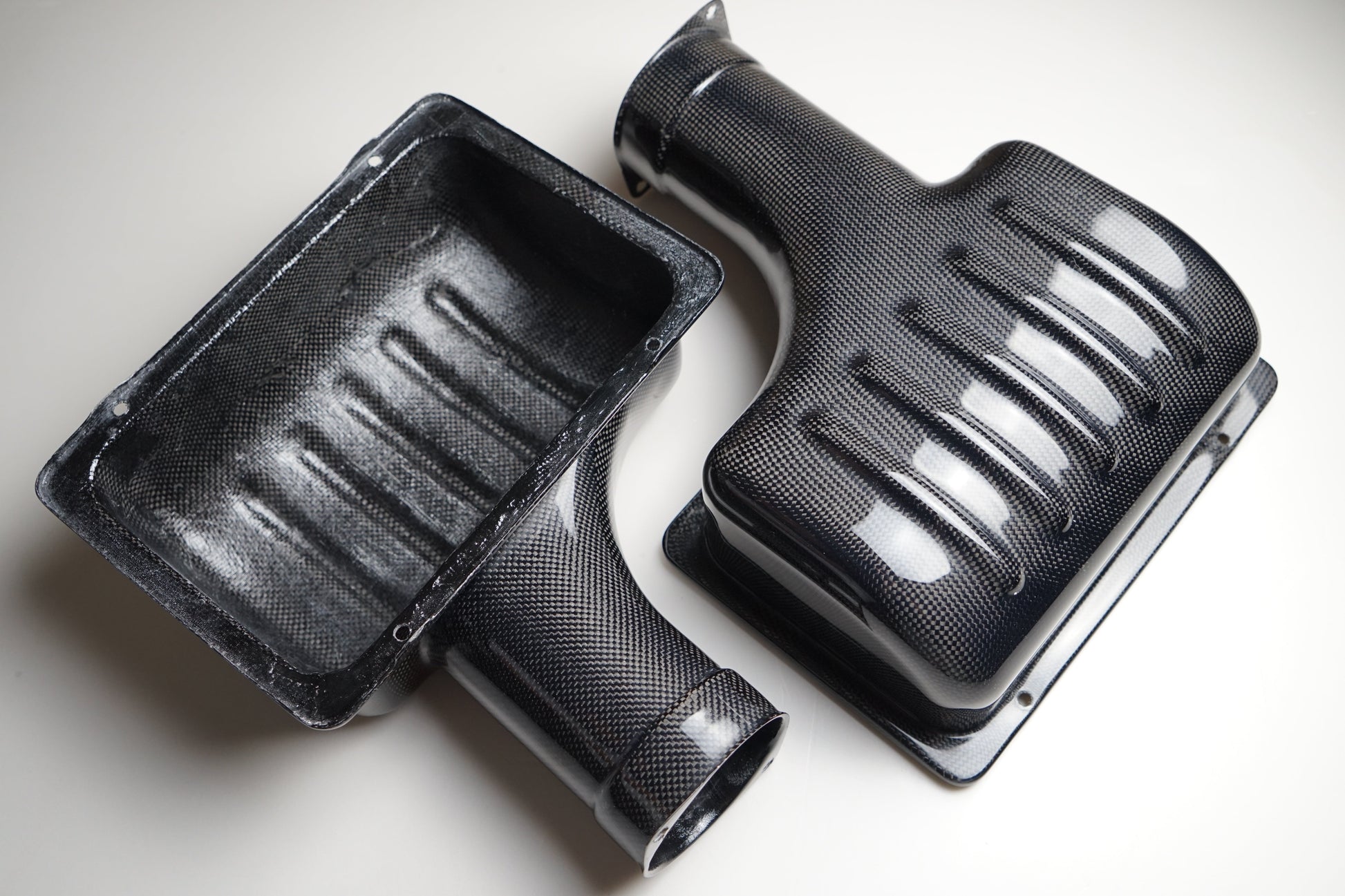 Ferrari 360 Intake Airbox Covers Cs Style Cs Only Rtuned Carbon Both