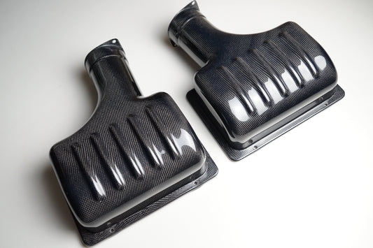 Ferrari 360 Intake Airbox Covers Cs Style Cs Only Rtuned Carbon
