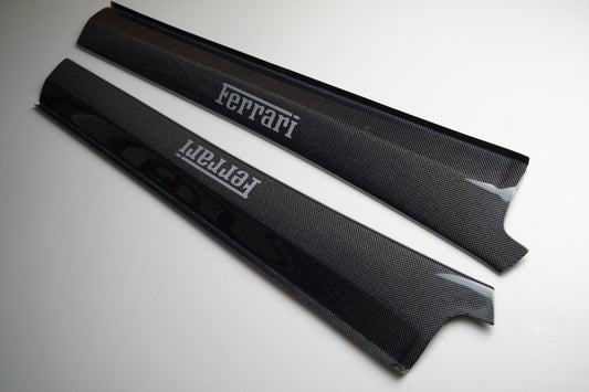 Ferrari 360 Interior Door Step Panels Oem Style Rtuned Carbon