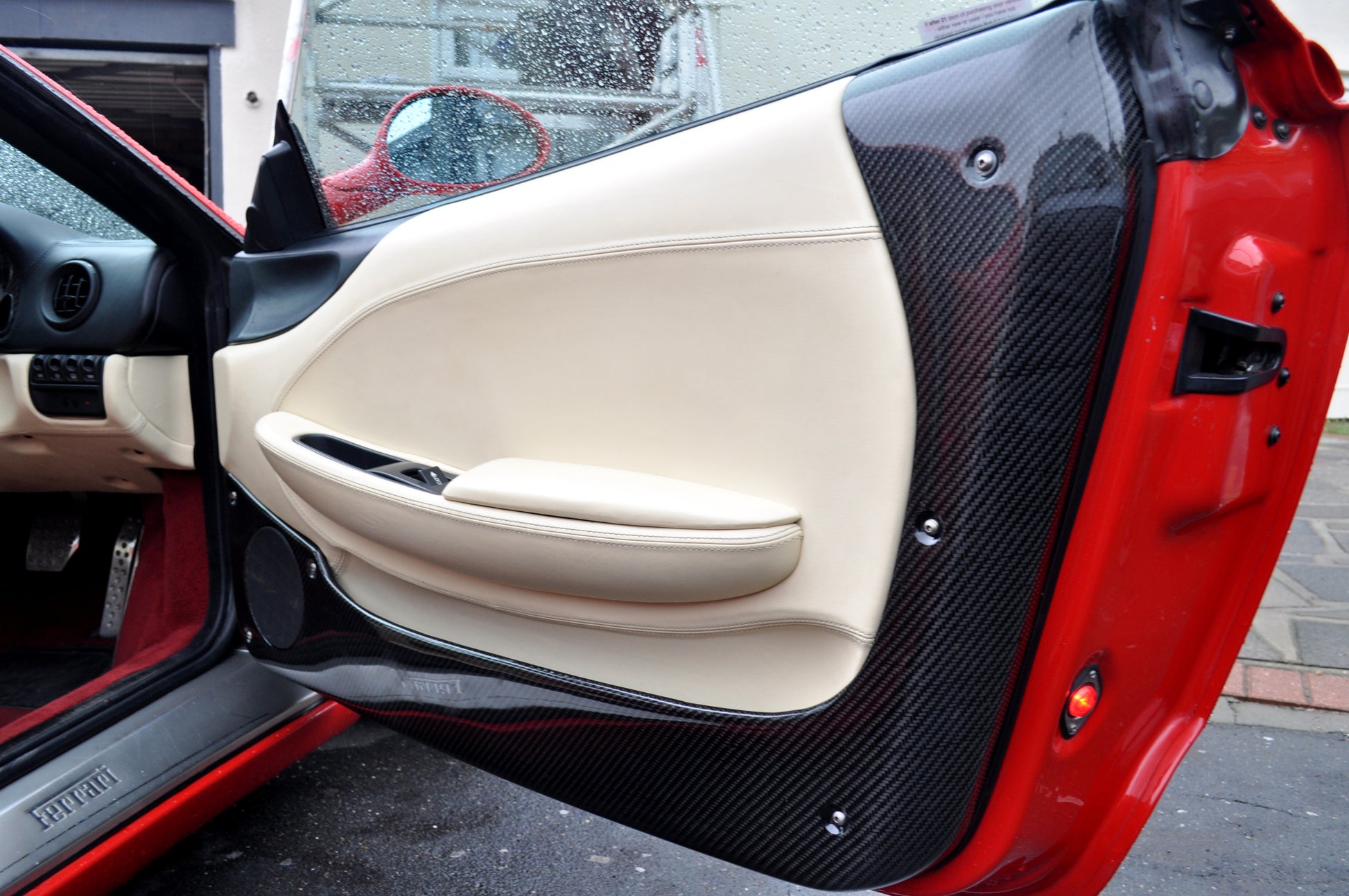 Ferrari 360 Interior Lower Door Panels Oem Style Rtuned Carbon On Car