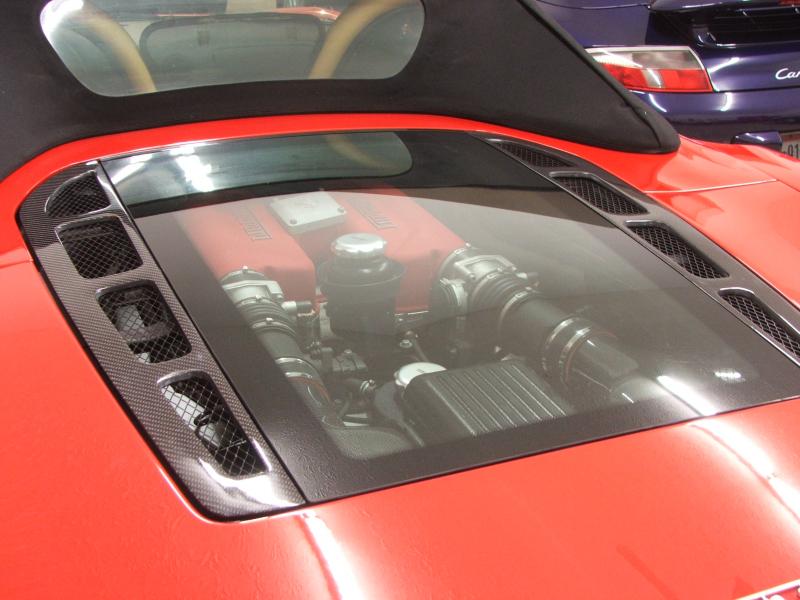 Ferrari 360 Rtuned Rear Window Louvres Cs Style Spider Only Rtuned Carbon On Car