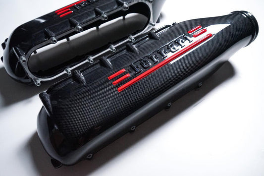 Ferrari 458 Air Intake Plenums Rtuned Carbon Close Up