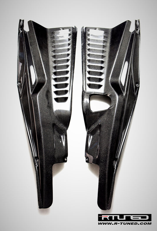 Ferrari 458 Engine Bay Panels Oem Style Rtuned Carbon Top