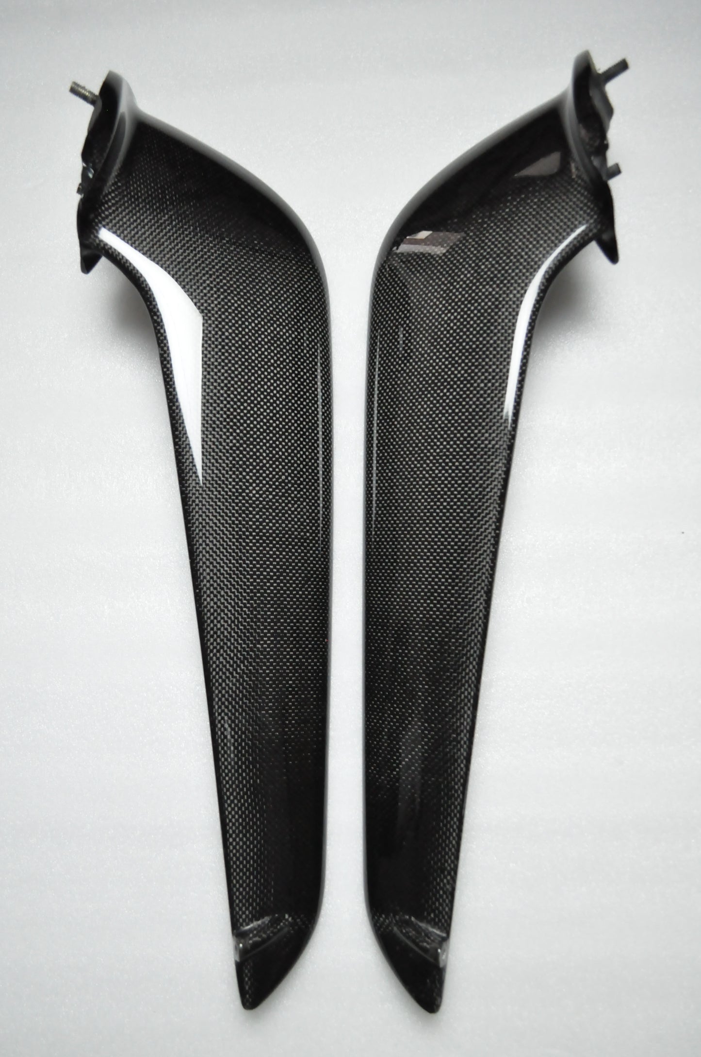 Ferrari 458 Front Bumper Inner Wings Oem Style Rtuned Carbon Top