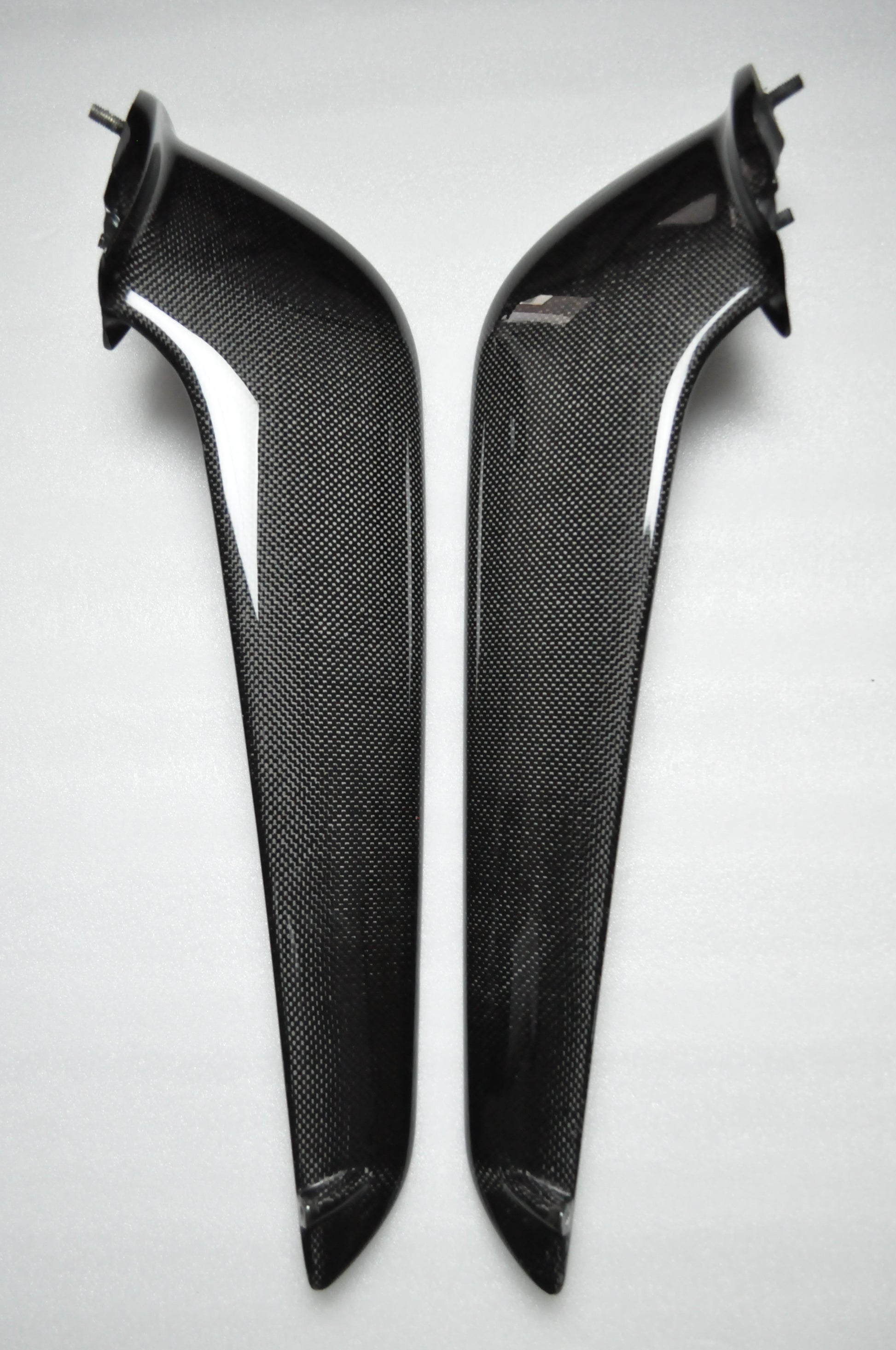 Ferrari 458 Front Bumper Inner Wings Oem Style Rtuned Carbon Top