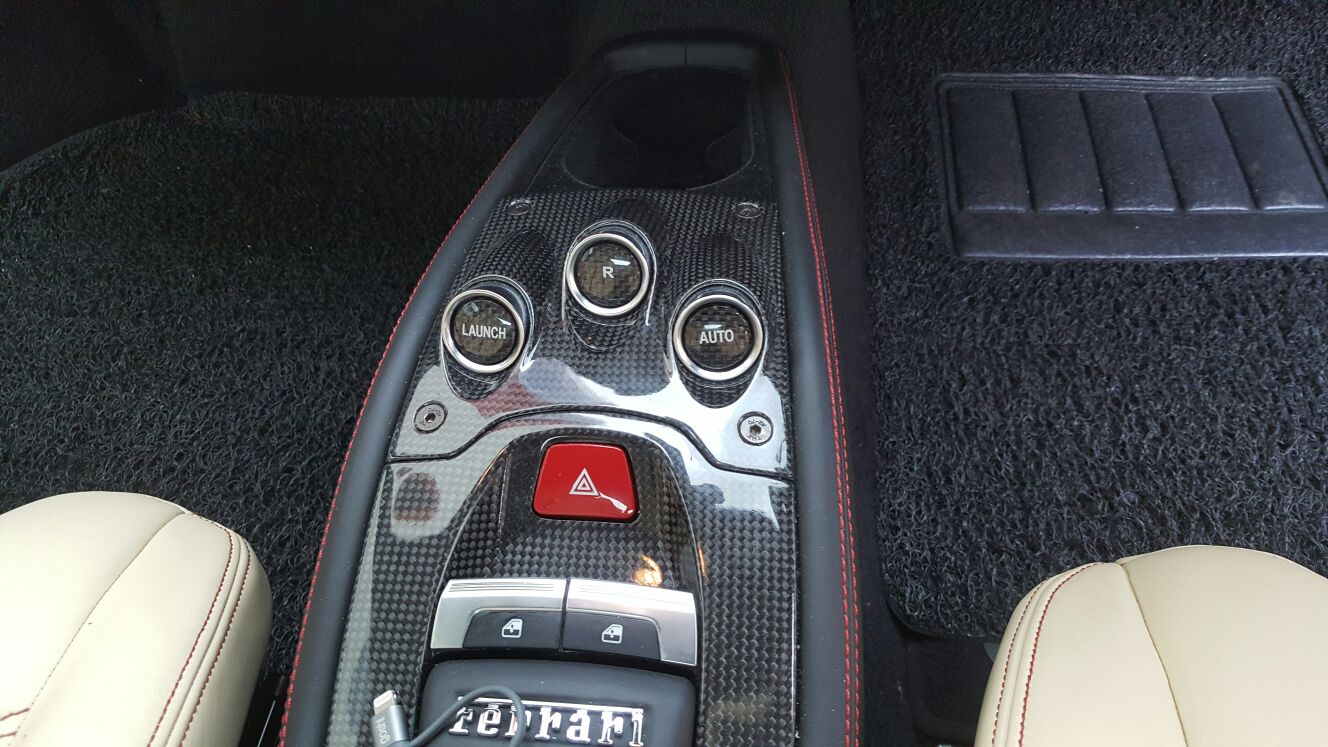 Ferrari 458 Interior Centre Console Oem Style Rtuned Carbon On Car