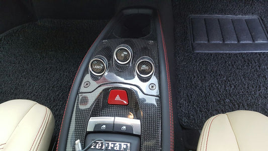 Ferrari 458 Interior Centre Console Oem Style Rtuned Carbon