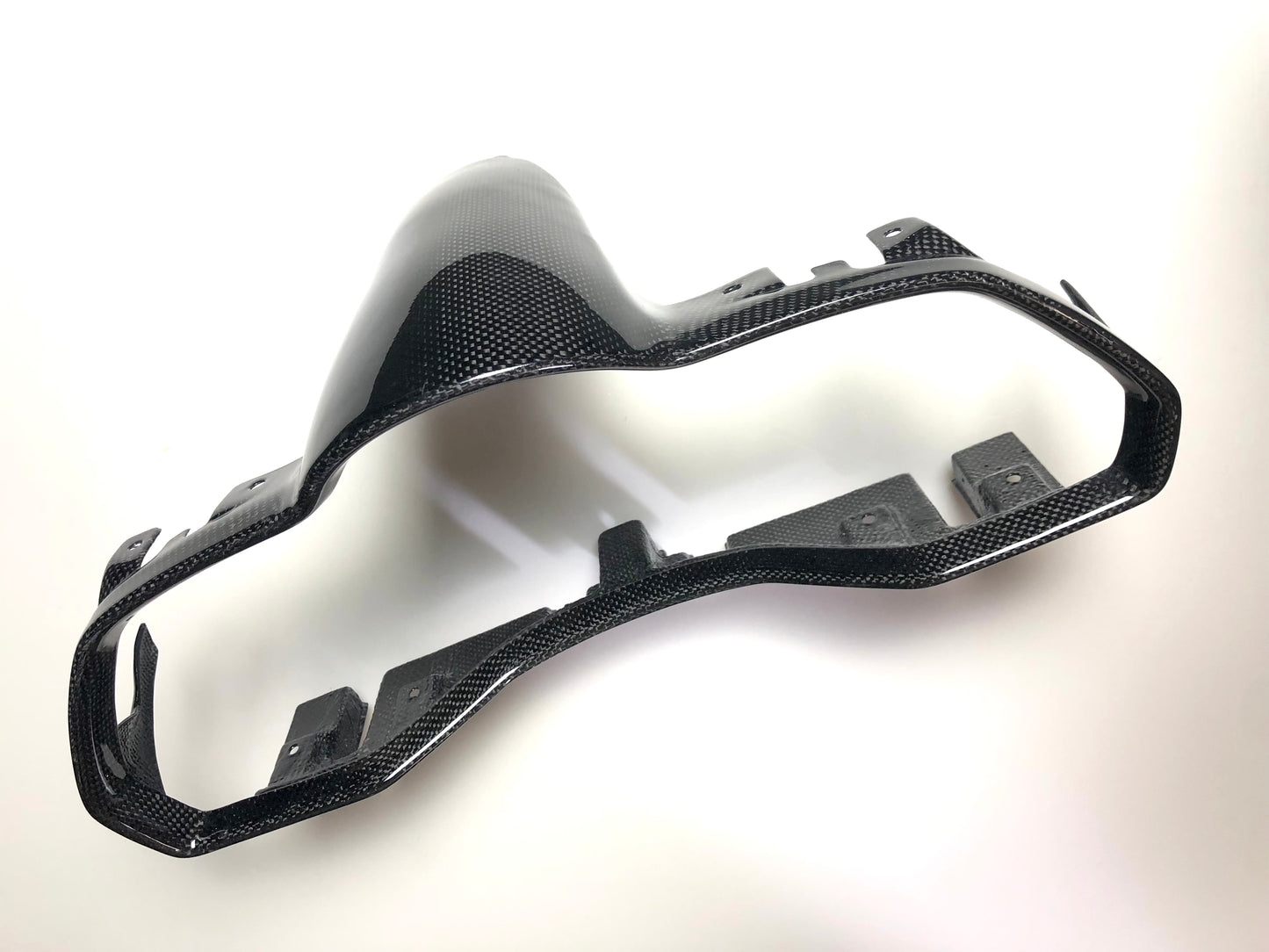 Ferrari 458 Interior Dash Display Cover Oem Style Rtuned Carbon Front