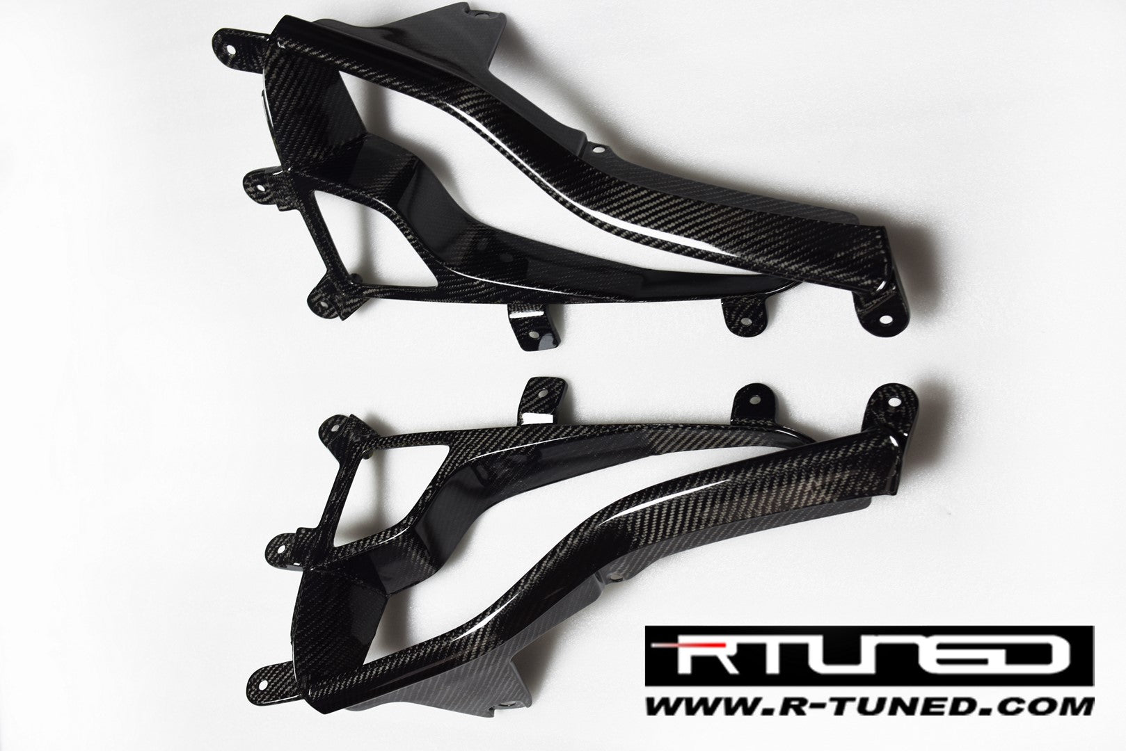 Ferrari 458 Rear Bumper Lower Grilles Oem Style Rtuned Carbon