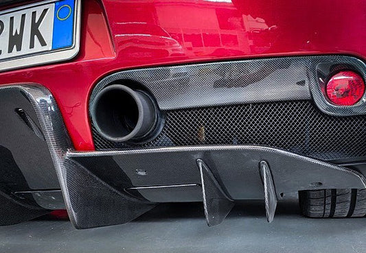 Ferrari 458 Rear Diffuser Fog Light Surround Ntec Style Speciale Only Rtuned Carbon