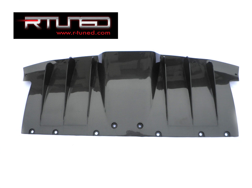 Ferrari 458 Rear Bumper Lower Grilles Oem Style Rtuned Carbon 
