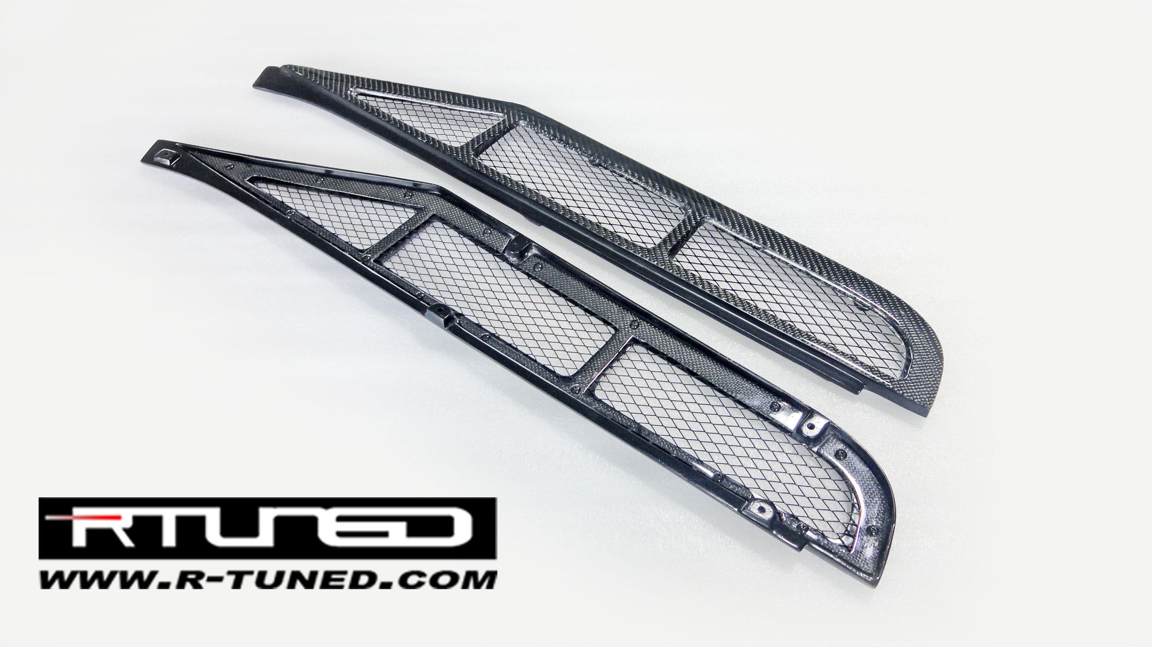 458 Rear Mesh Ferrari 458 RTuned GT Rear Window Louvres | R-Tuned Carbon