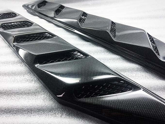 Ferrari 458 Rtuned Rear Window Louvres Rtuned Carbon