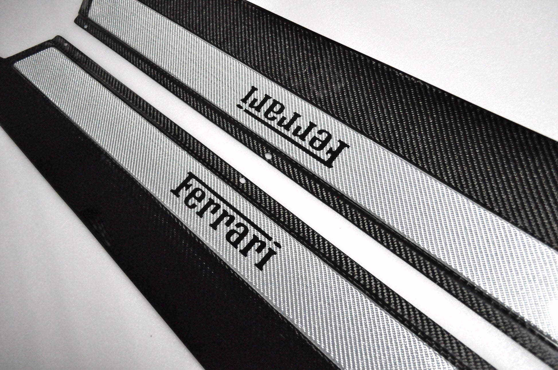 Ferrari F355 Interior Door Steps Oem Style Rtuned Carbon Pattern