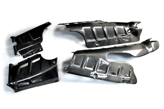 Ferrari F430 Engine Bay Panels Oem Style Spider Only Rtuned Carbon