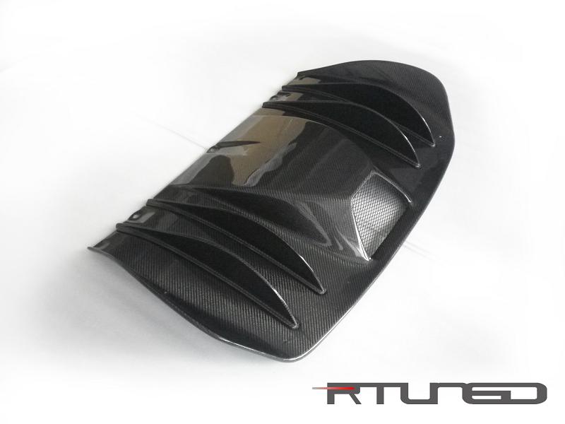 Ferrari F430 Rear Diffuser Oem Style Rtuned Carbon Side