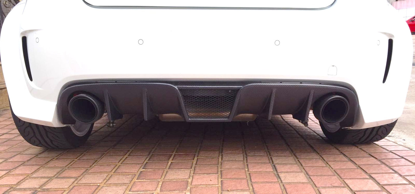Fiat Abarth 500 Rtuned Gt Rear Diffuser Rtuned Carbon