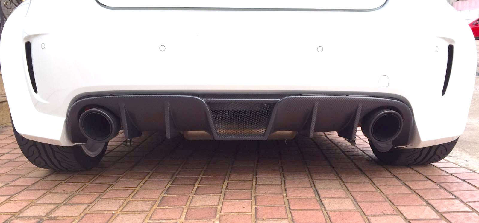 Fiat Abarth 500 Rtuned Gt Rear Diffuser Rtuned Carbon