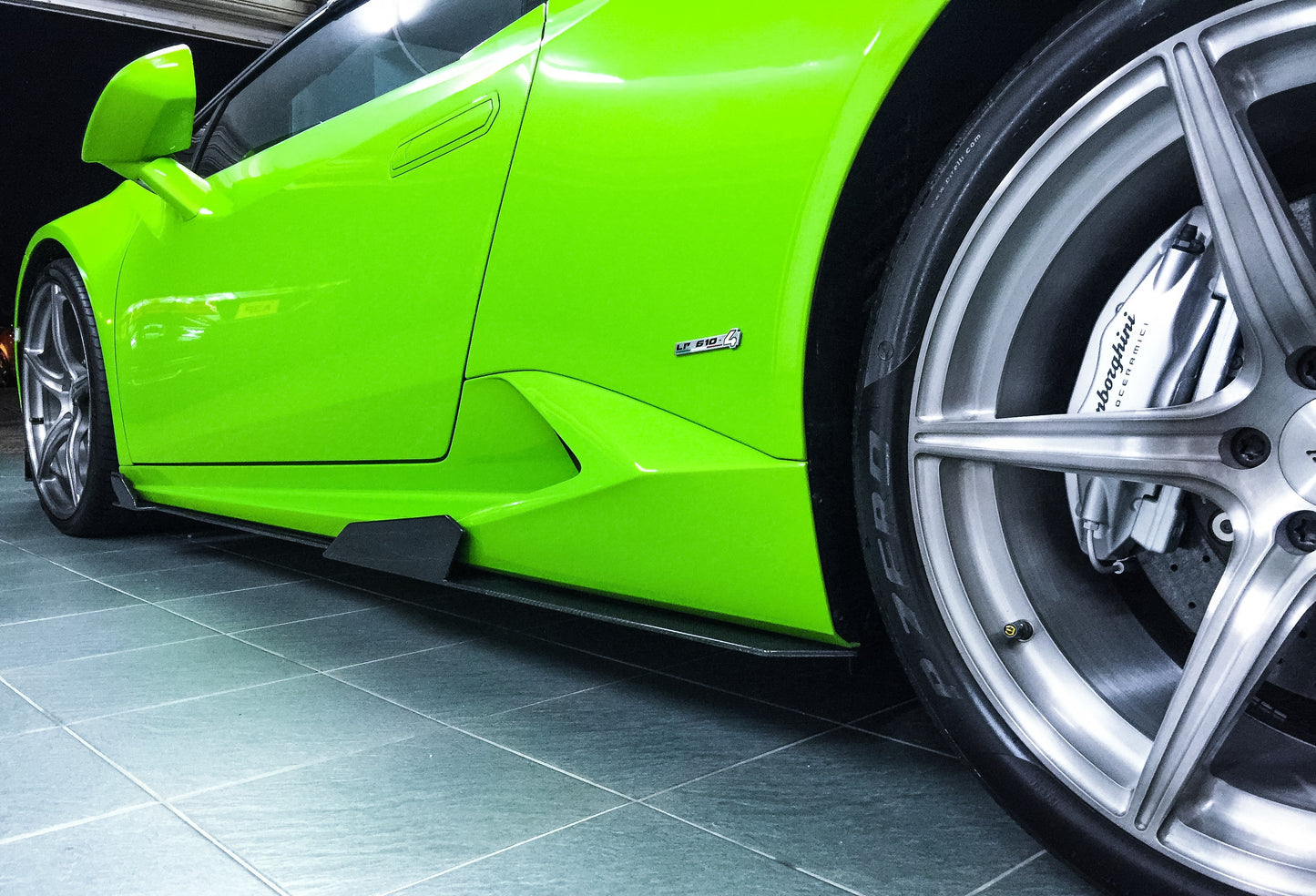 Lamborghini Huracan Side Skirts Oem Style Rtuned Carbon
